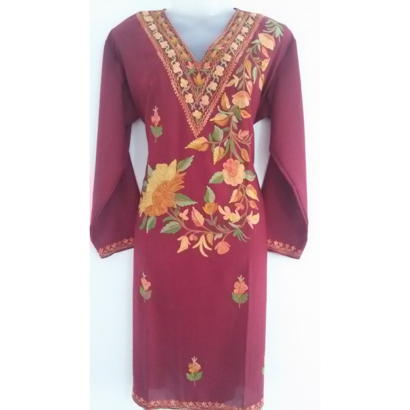 Embroidered kurtis store online